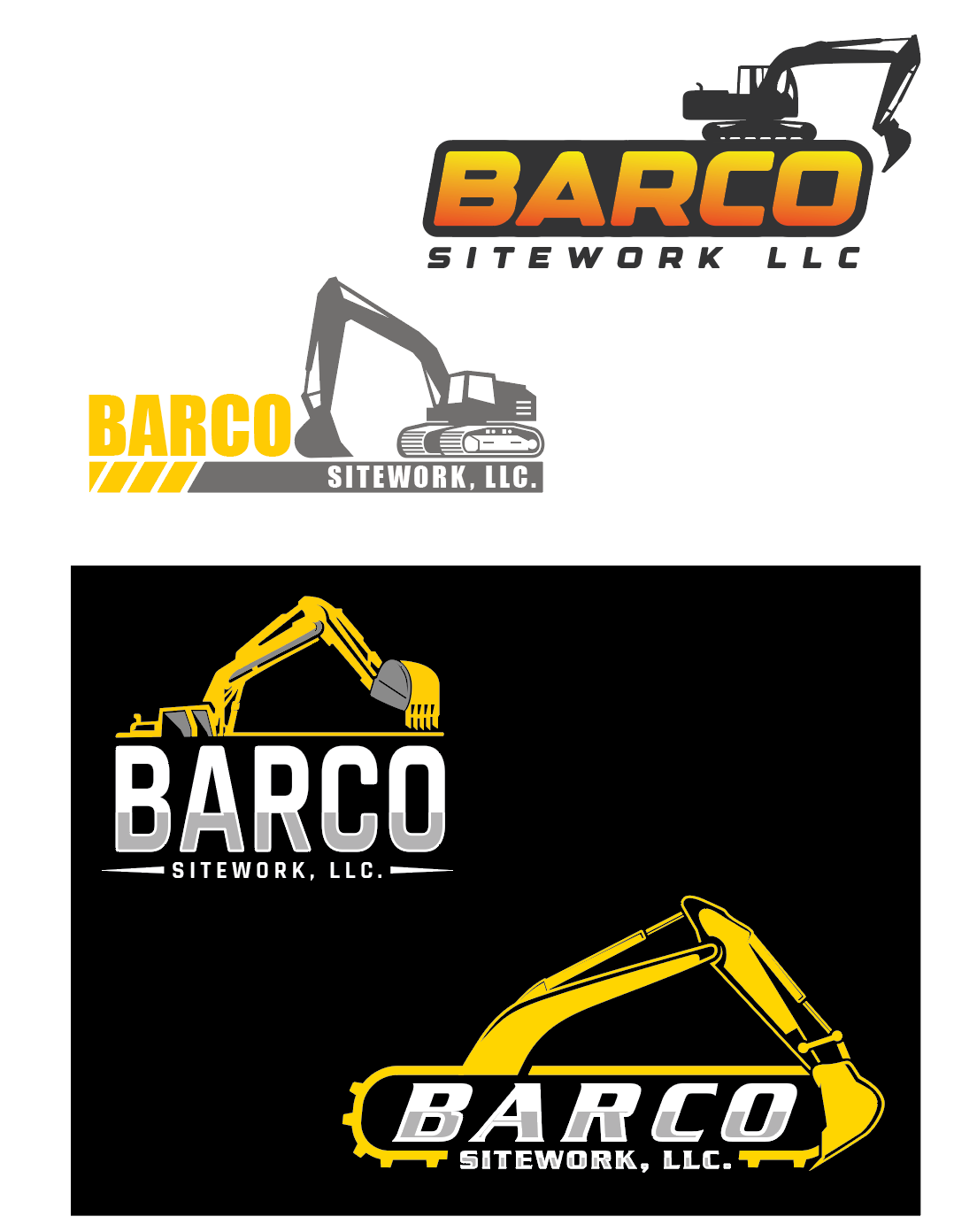 Barco Sitework LLC logo concepts