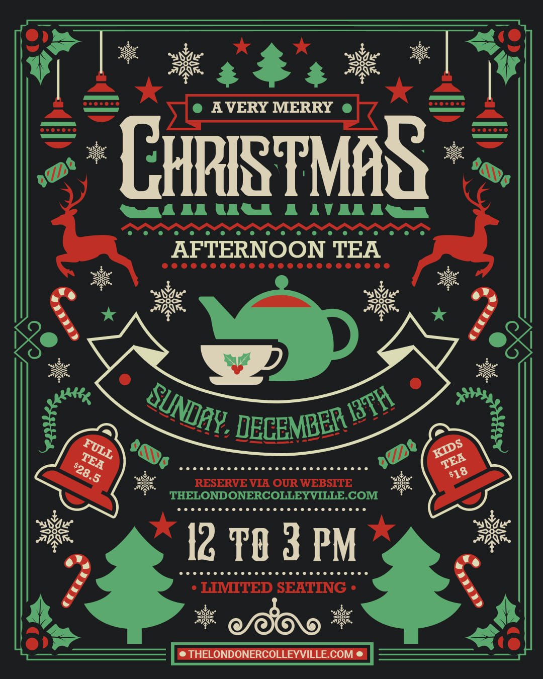 The Londoner Colleyville 2020 Holiday Tea promotion